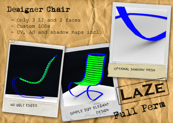 Designer chair - full Perm